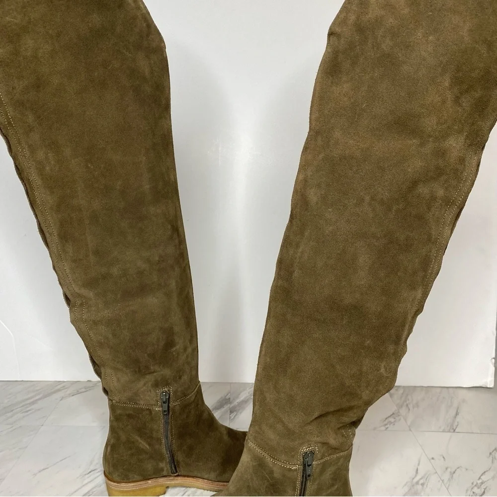 Free People Banks Slouch Suede Over the Knee Boot 6 1/2